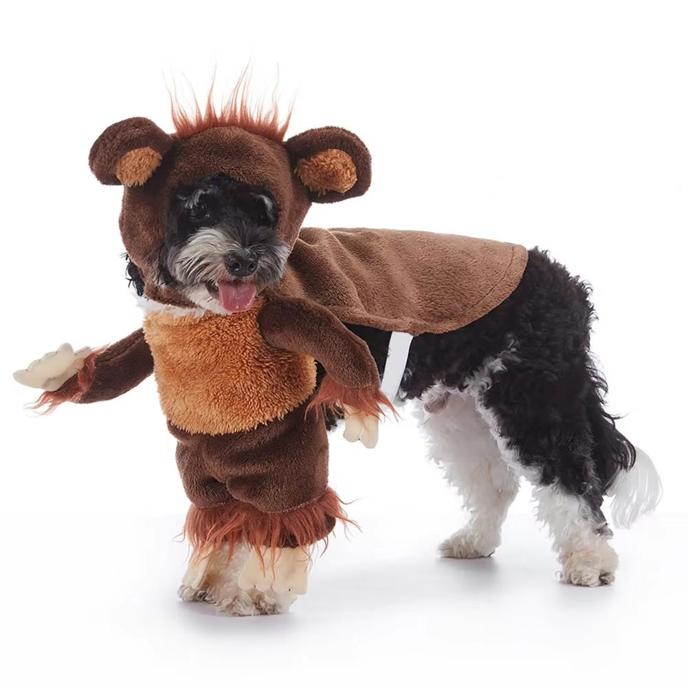 Breathable Pet Costumes Funny Pet Costumes Funny Pet Costume Soft Breathable Outfits for Halloween Christmas Adjustable for Dogs