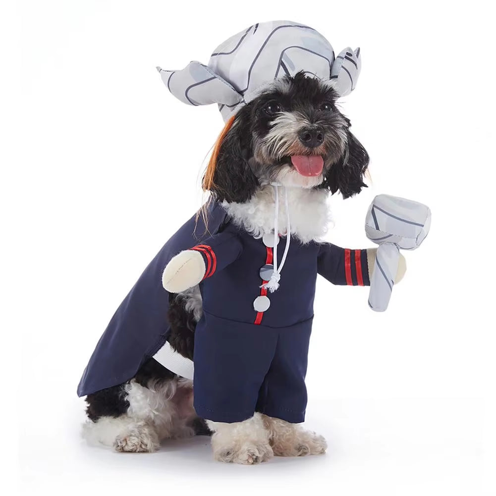 Breathable Pet Costumes Funny Pet Costumes Funny Pet Costume Soft Breathable Outfits for Halloween Christmas Adjustable for Dogs