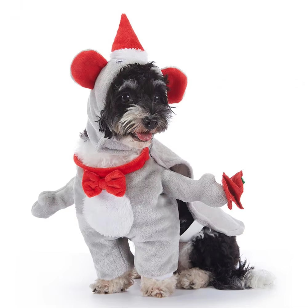 Breathable Pet Costumes Funny Pet Costumes Funny Pet Costume Soft Breathable Outfits for Halloween Christmas Adjustable for Dogs