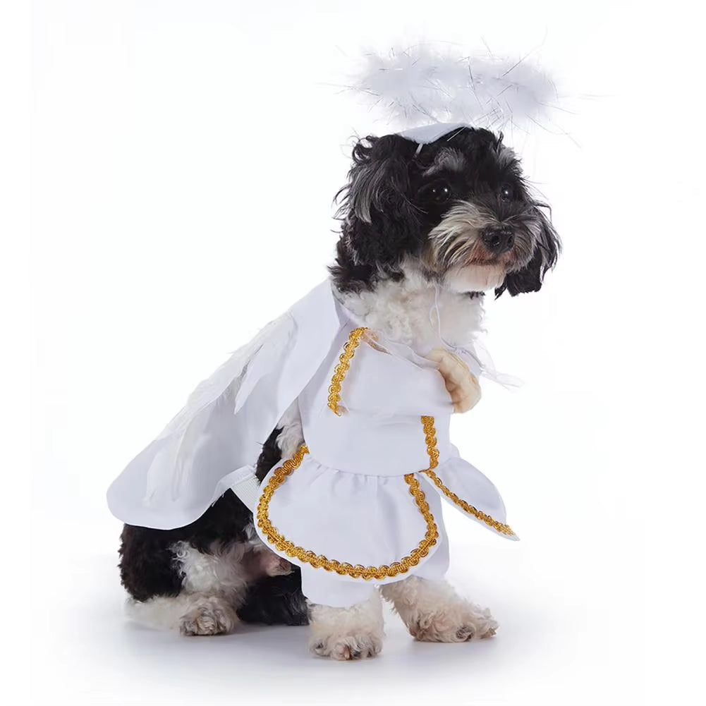 Breathable Pet Costumes Funny Pet Costumes Funny Pet Costume Soft Breathable Outfits for Halloween Christmas Adjustable for Dogs