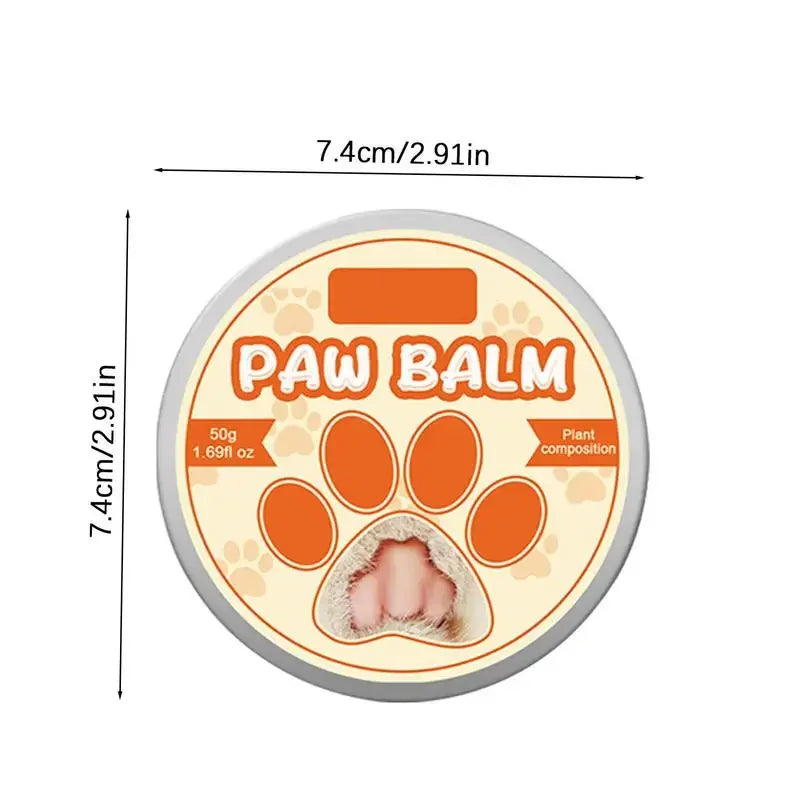 Paw Balm for Dogs 50G Noses Paws Moisturizer Cream Cats Dogs Paw Protector Lick Safe Pet Supplies for Extreme Weather Conditions