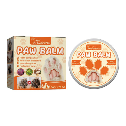 Paw Balm for Dogs 50G Noses Paws Moisturizer Cream Cats Dogs Paw Protector Lick Safe Pet Supplies for Extreme Weather Conditions