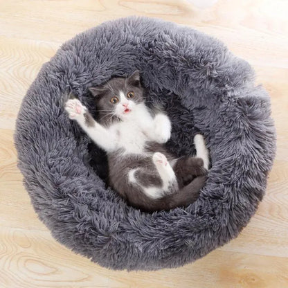 30/40/50/60Cm Mini Super Soft Dog Cat Bed Plush Cat Mat Dog Beds for Small Pet Dogs Cat Bed Labradors House round Cushion Pet Product Accessories