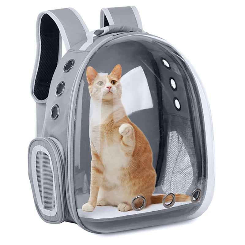 Transparent Cat Carrying Bags Space Breathable Pet Backpack Portable Puppy Pets Backpack Transport Carrier Space Capsule Dog Bag